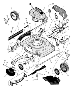 Part Location Diagram of F-000486J Murray Instruction Book